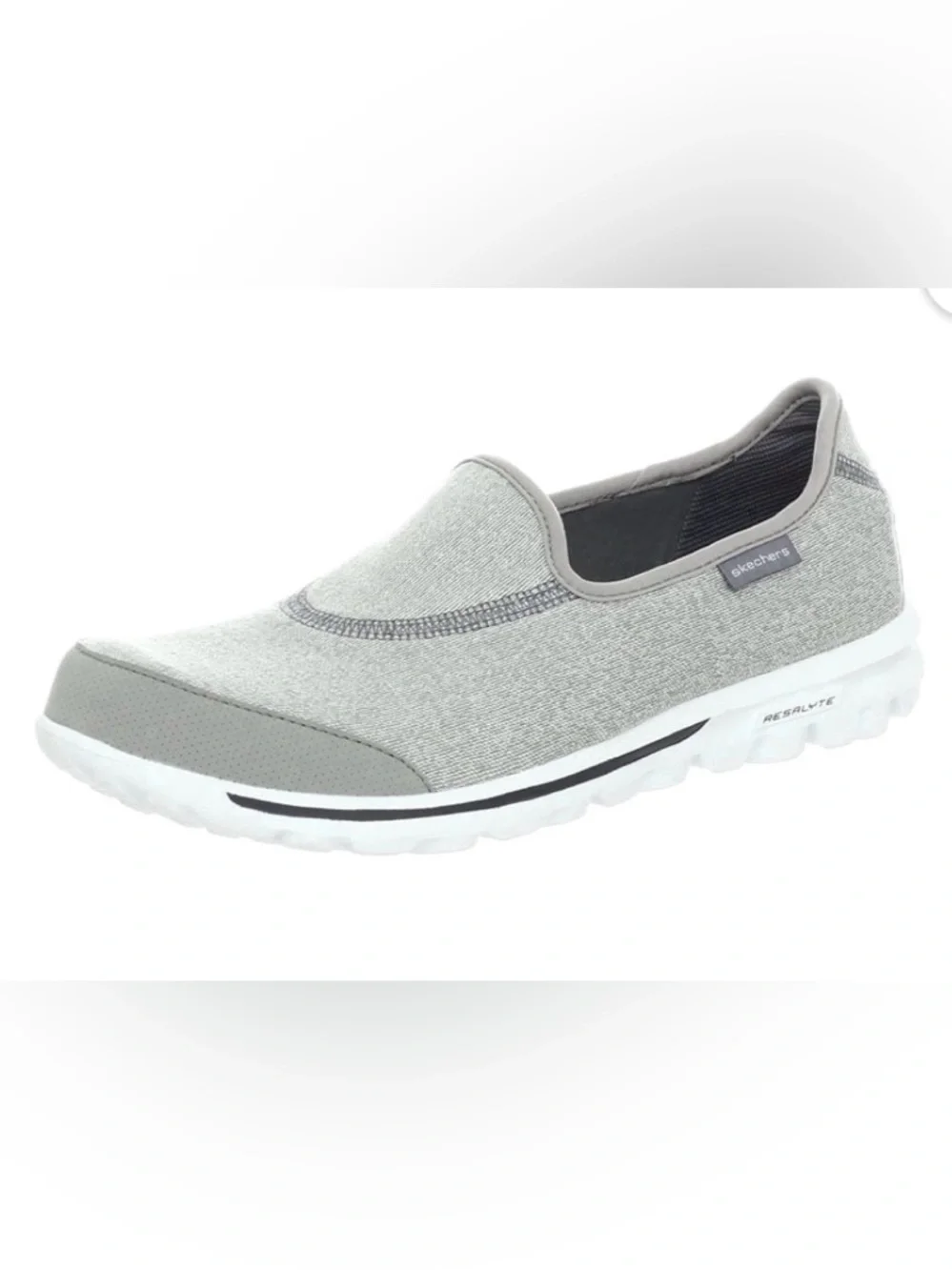 Skechers Size 7.5 Resalyte Grey Slip Ons - Picture 1 of 11